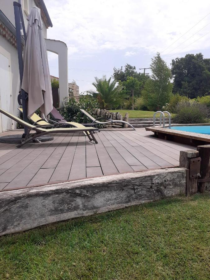 Villa Accueillante A Colonzelle Avec Piscine Privee Exterior foto